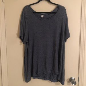 Blue & White Stripped Old Navy Luxe Top